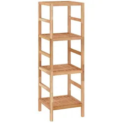 vidaXL Badregal 35,5x35,5x112,5 cm Massivholz Nussbaum