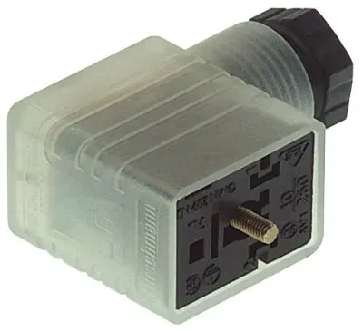 Hirschmann ICON Ventilstecker GMNL209NJ LED24YE sw
