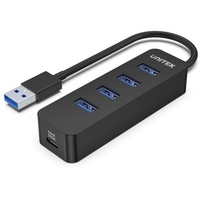 Unitek Hub usb-a 4X usb-a 3.1, aktiv, 10 w,