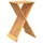 vidaXL Klapphocker Massivholz 40 x 70 x 33 cm Braun