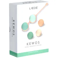 «Kewos» Peach/Mint, 4-teiliges Liebeskugel-Set, Silikon (1 Stück)