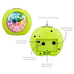 ABC CHAMPIONS Wecker mit Licht 3-fach 959089