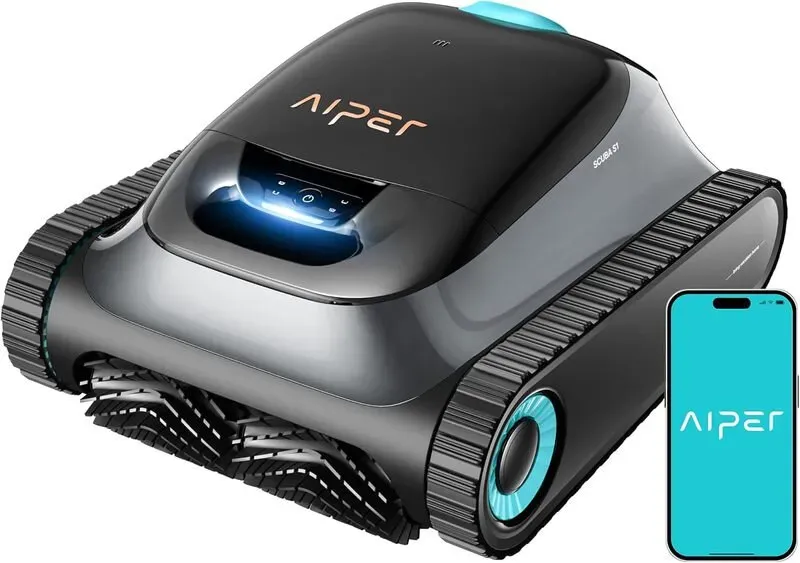 [OTA-Upgrade] Aiper Scuba S1 Poolroboter Boden und Wand, Wasserlinienreinigung, Doppelte Filtration, 270 min Laufzeit, Intelligente Navigation, App-Steuerung und OTA-Updates für eingelassene und aufgestellte Pools, Neue Upgrade-Version