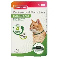 Beaphar Zecken- und Flohschutz Halsband für Katzen 35cm