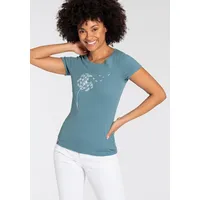 KangaROOS Kurzarmshirt KANGAROOS, Damen, Gr. 36/38, grün (grüngrau, woll