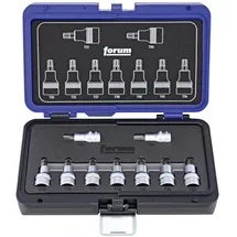FORUM Einsatzgarnitur 1/2" 9-tlg. Torx