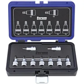 FORUM Einsatzgarnitur 1/2" 9-tlg. Torx