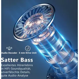 UC-Express® Bluetooth Kopfhörer für Samsung Galaxy Z Flip Fold 6 5 4 3 2 In-Ear Ohrhörer