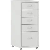 [en.casa] Kökar Schubladenschrank 69 x 28 x 41 cm Weiß