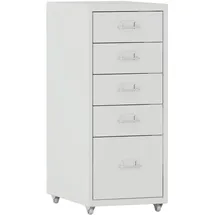 [en.casa] Kökar Schubladenschrank 69 x 28 x 41 cm Weiß