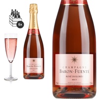 6er Karton Rose Champagne Baron Fuente Rosé Dolorès Brut