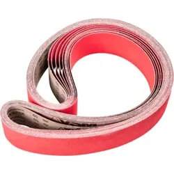 PFERD TOOLS Keramikkorn Schleifband BA 75x2000mm CO-COOL60 für Edelstahl-Schliff mit Bandschleifer