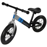 Lemodo Laufrad blau mit Luftreifen, Kinderlaufrad 12 Zoll Lufträder, höhenverstellbares Balance Bike