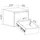 marmex möbel Offener Kleiderschrank TRES 90 x 206 x 51 cm Beige