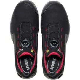 Uvex Sicherheitshalbschuhe S3 SRC uvex 1 x-tended support aus Mikrovelours, uvex xenova® Kunststoffkappe, Weite 11, Größe 43