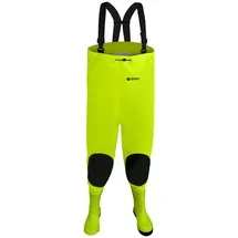 Dönges Wathose Hi-Vis mit S5 Sicherheitsstiefel, Größe 47
