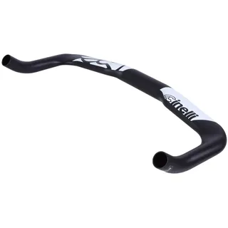 Cinelli Bullhorn Lenker - Black / White - 31.8 mm