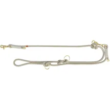 Trixie Soft Rope, XS-S, 2 m/6 mm, hellgrau - verstellbare Hundeleine für kleine Hunde aus gewebtem Tau, 3-Fach längenverstellbar - 1985219