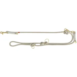Trixie Soft Rope, XS-S, 2 m/6 mm, hellgrau - verstellbare Hundeleine für kleine Hunde aus gewebtem Tau, 3-Fach längenverstellbar - 1985219