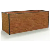 Gfp Hochbeet Kräuter-Gemüse-Beet 195 x 99 x 77 cm Silber