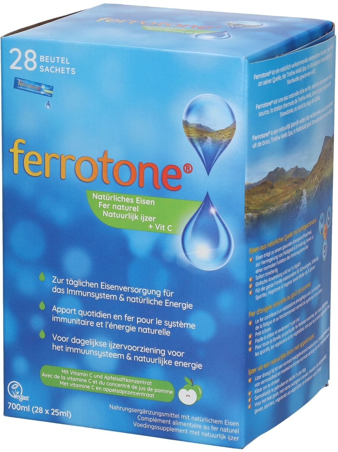 ferrotone® Natürliches Eisen Apfel