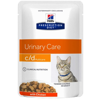 Hill's Prescription Diet Feline c/d Multicare Pouches Huhn 12