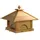 Luxus-Vogelhaus Großes Eiche-Vogelfutterhaus natur
