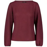 Zero Damen Strukturshirt mit Rundausschnitt 40, Mystic Berry - 40