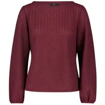 Zero Damen Strukturshirt mit Rundausschnitt 40, Mystic Berry - 40