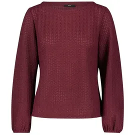 Zero Damen Strukturshirt mit Rundausschnitt 40, Mystic Berry - 40