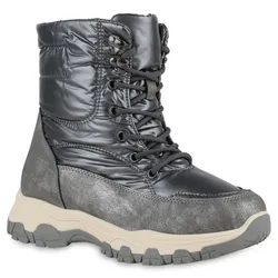 Damen Outdoor Schuhe in Grau Metallic