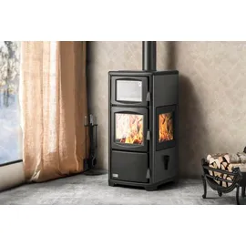 Teba TKS 19 Stahl Schwarz/Abdeckplatte Glas