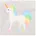 Servietten 3-lagig 1/4-Falz 33 cm x 33 cm Unicorn