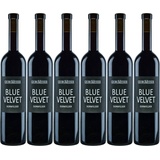 6x "Blue Velvet" Dornfelder, 2014 - Wein- und Sekthaus Georg Messer, Pfalz! Wein