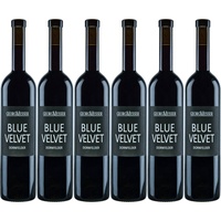 6x "Blue Velvet" Dornfelder, 2014 - Wein- und Sekthaus Georg Messer, Pfalz! Wein