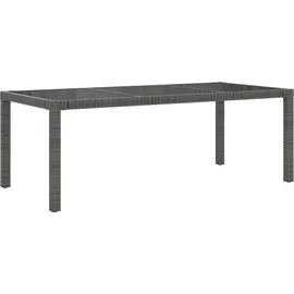 vidaXL Garten-Essgruppe 9-tlg. Grau
