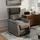 Homcom Fernsehsessel mit Aufstehhilfe elektrisch 94 x 111 x 74 cm Silber