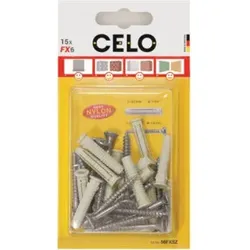 CELO Blister Dübel mit Schraube FX 12 SKS
