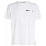 Tommy Jeans Classic Linear Chest M - T-Shirt - Herren - White - L