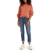 Levi's Mid Rise Boyfriend Jeans, Lapis Gem, 31W /