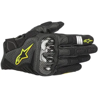 Alpinestars SMX 1 Air V2 Handschuhe - Schwarz/Neon-Gelb / M