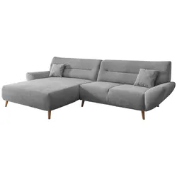 Wohnlandschaft Drago Silberfarben Chenille