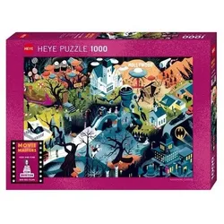 HEYE Puzzle 298821 - Tim Burton Filme - Movie Masters, 1000 Teile,..., 1000 Puzzleteile bunt