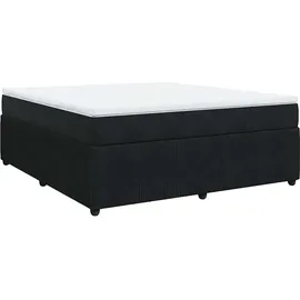 vidaXL Boxspringbett 180 x 200 cm Schwarz