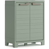 KETER PLANET OUTDOOR Kunststoffschrank, niedrig, jadegrün, 80 x 44 x 100 cm