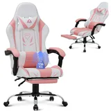 colamy Gaming-Stuhl Rosa PC