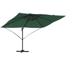 vidaXL Cantilever Parasol 250 x 250 cm Grün