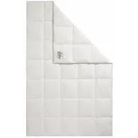RIBECO Daunenbettdecke Eve Bettdecke in 135x200 und 155x220cm und weiteren Größen, Füllung: 90% Daunen, 10% Federn, Bezug: 100% Baumwolle, Topseller, Daunen und Federn, Daunendecke, Federdecke, Made in Germany weiß 200 cm x 220 cm