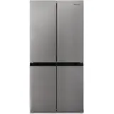 Telefunken - Amerikanischer kühlschrank 84 cm 488 l und belüfteter edelstahl R4P488X2