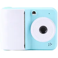aqxreight Sofortdruckkamera mit 1080p HD-Video 48MP-Fotos und 24-Zoll-Bildschirm Enthält Einen Thermischen Druck Zum Schnellen Spaß (Blue)